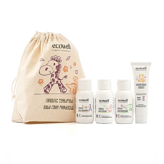 Sertifikalı Organik 4'lü Bebek Seyahat Seti