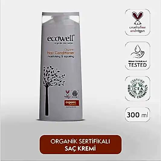 Sertifikalı Organik Saç Bakım Kremi - 300 ml