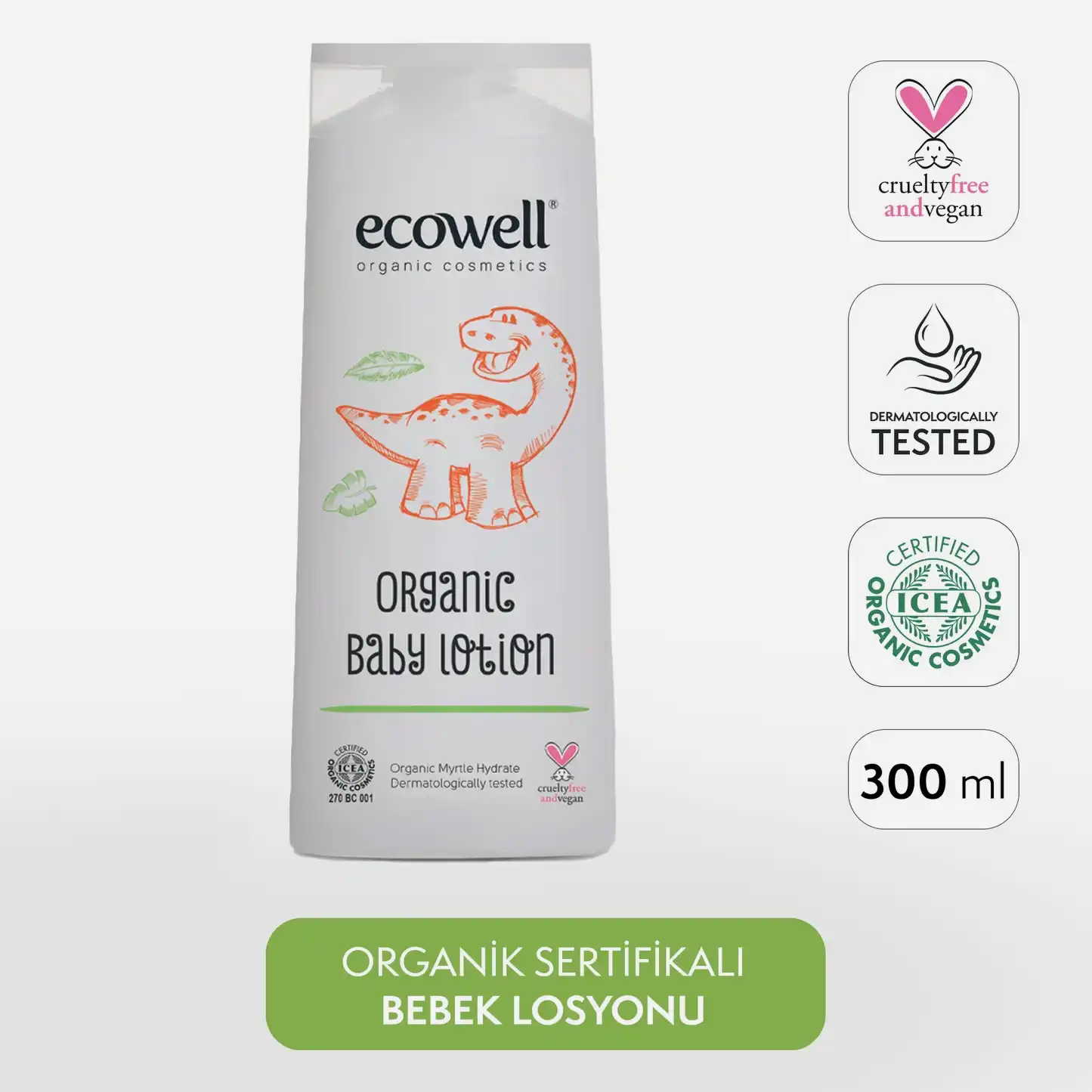 Sertifikalı Organik Bebek Losyonu - 300 ml