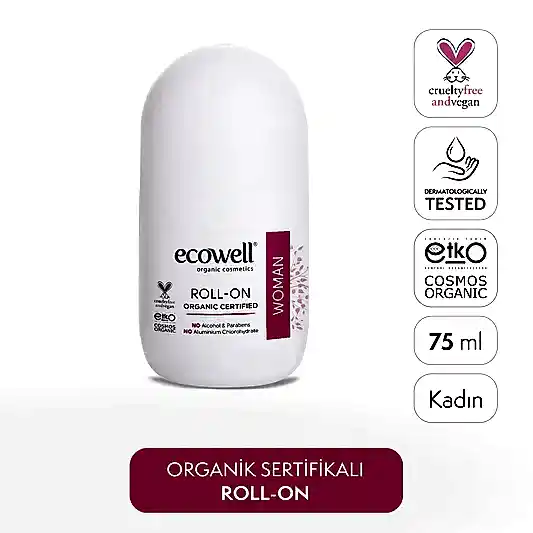 Sertifikalı Organik Kadın Roll-on - 75 ml