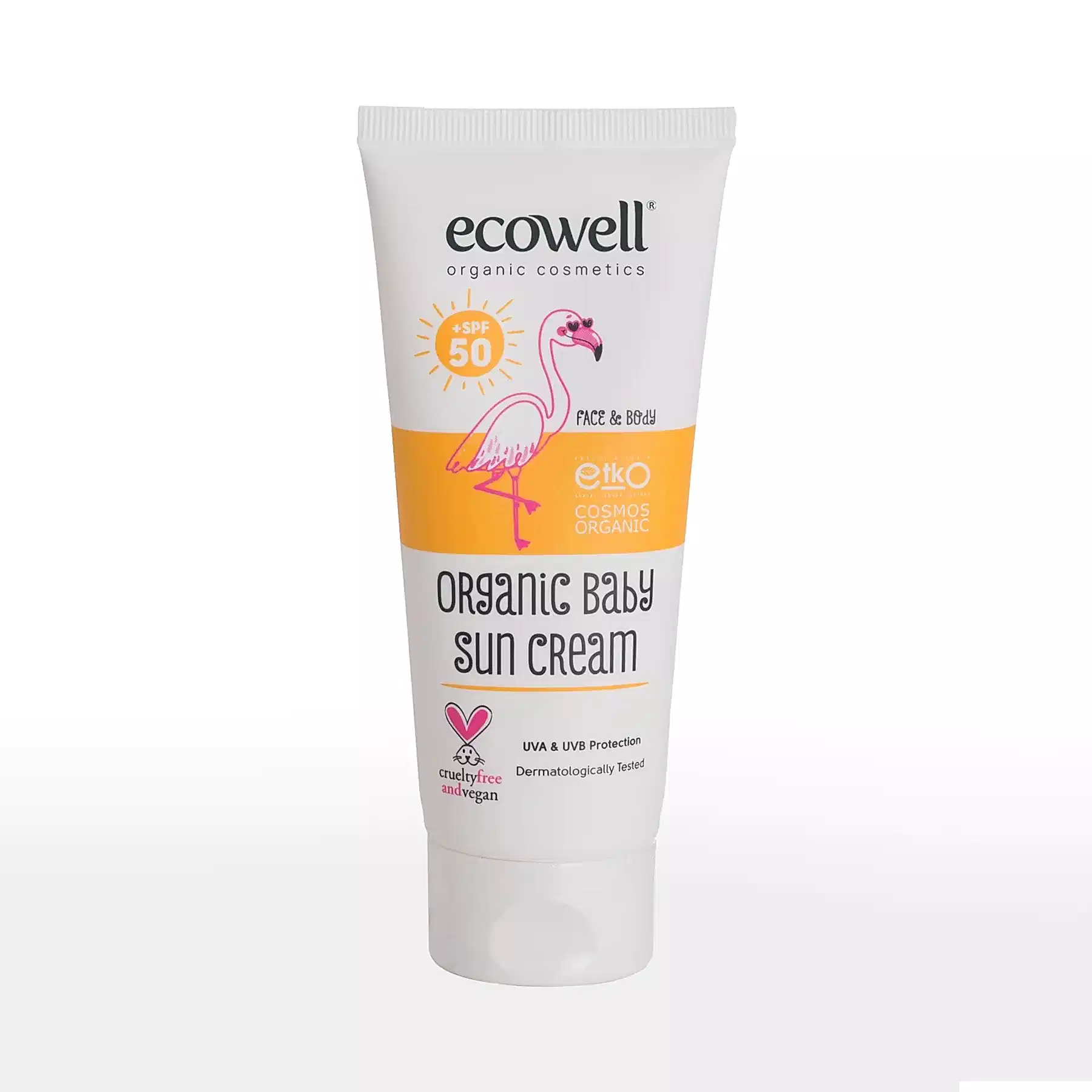 Sertifikalı Organik Bebek Güneş Kremi SPF 50 - 110 gr