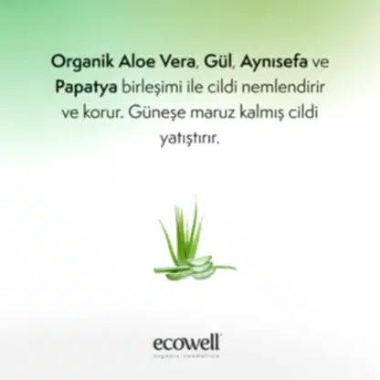Sertifikalı Organik Aloe Vera Jel - 200 ml