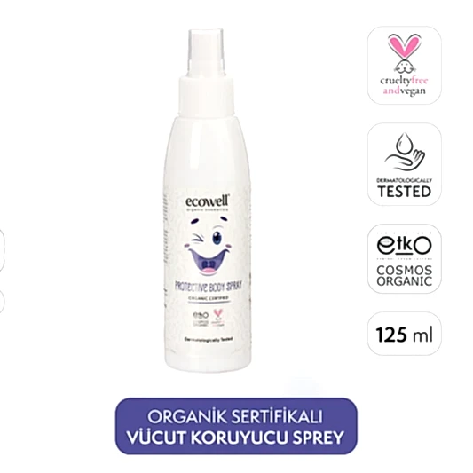 Sertifikalı Organik Vücut Koruyucu Sprey - 125 ml