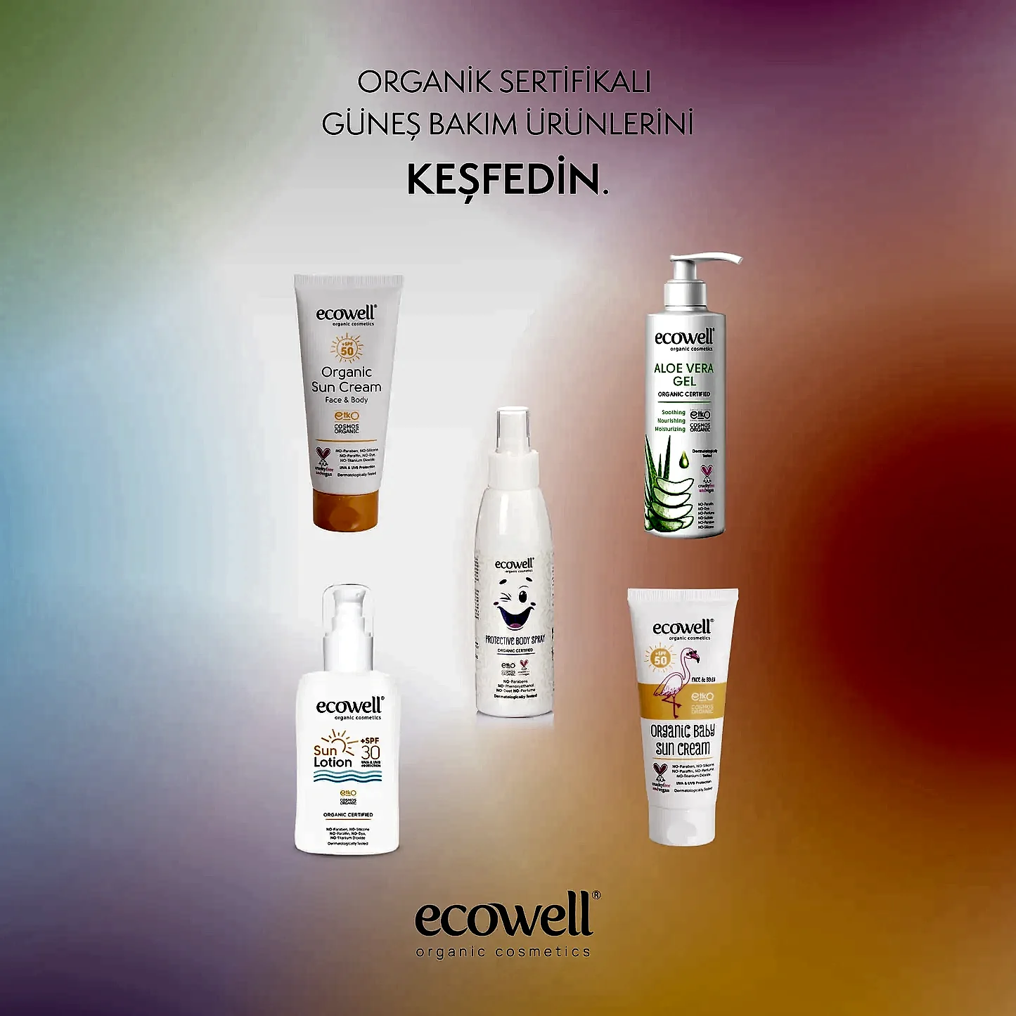 Sertifikalı Organik Bebek Güneş Kremi SPF 50 - 110 gr